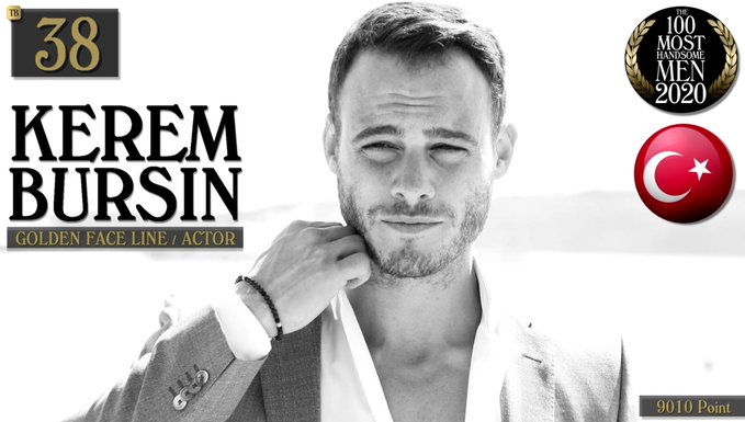 Kerem Bürsin Ranked 38! Eight Turkish Male Celebrities